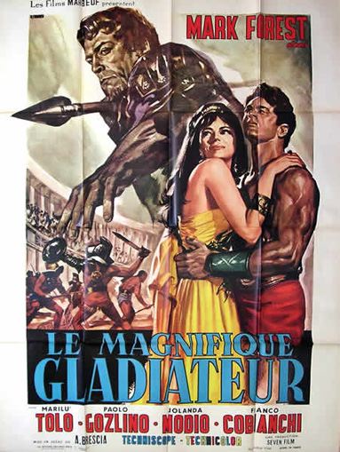 affiche du film Le gladiateur magnifique