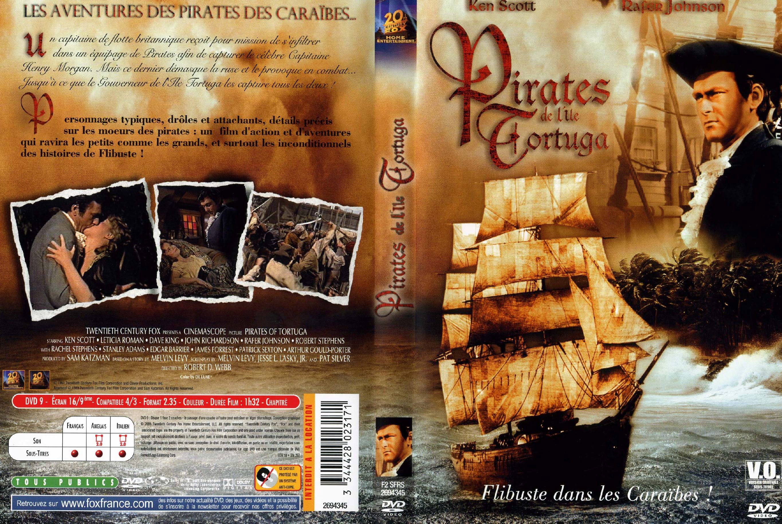 affiche du film Les Pirates de l'île Tortuga