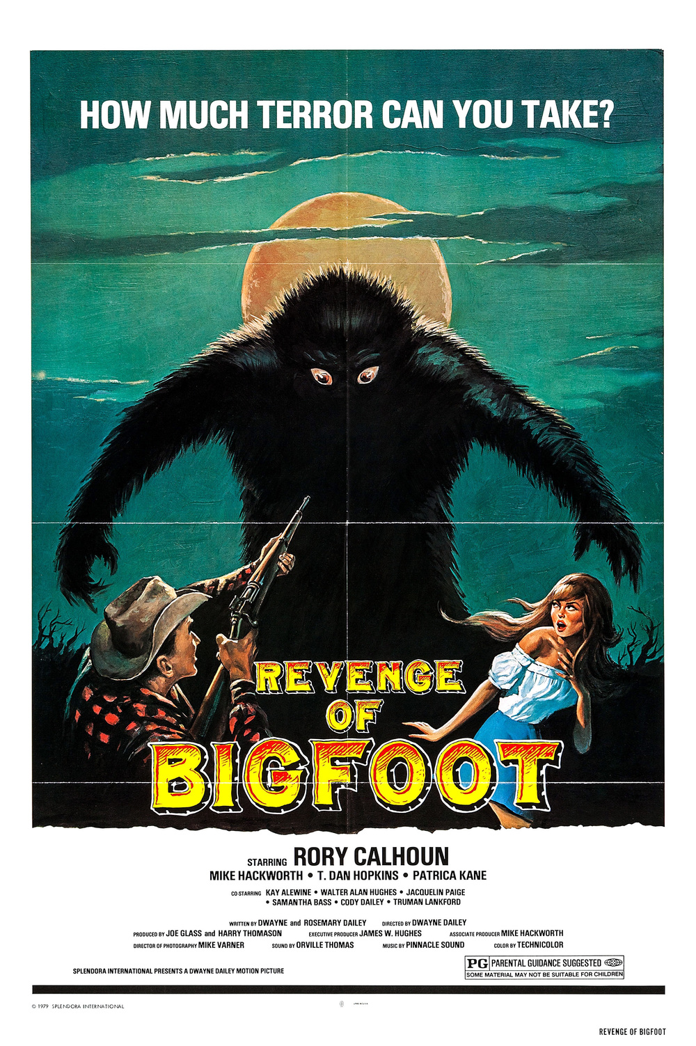 affiche du film Revenge of Bigfoot