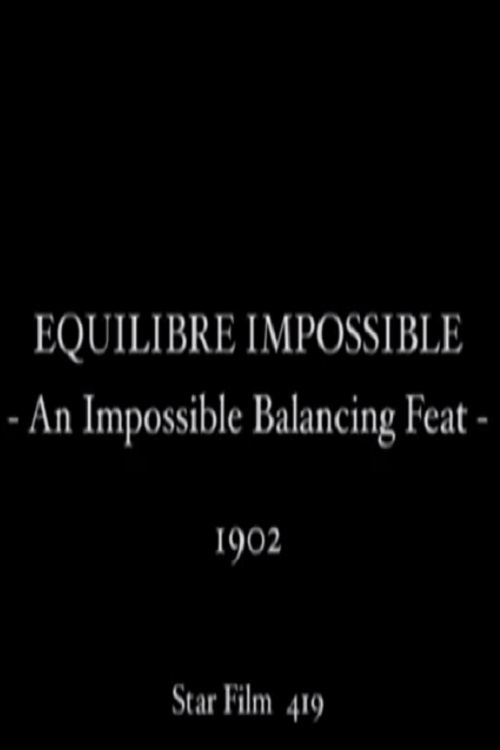 affiche du film L'Équilibre impossible