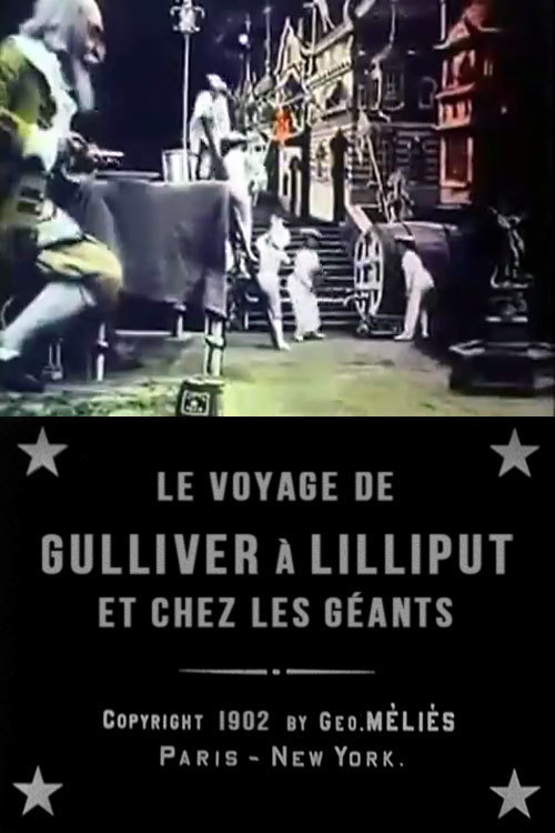 affiche du film Le voyage de Gulliver à Lilliput et chez les géants