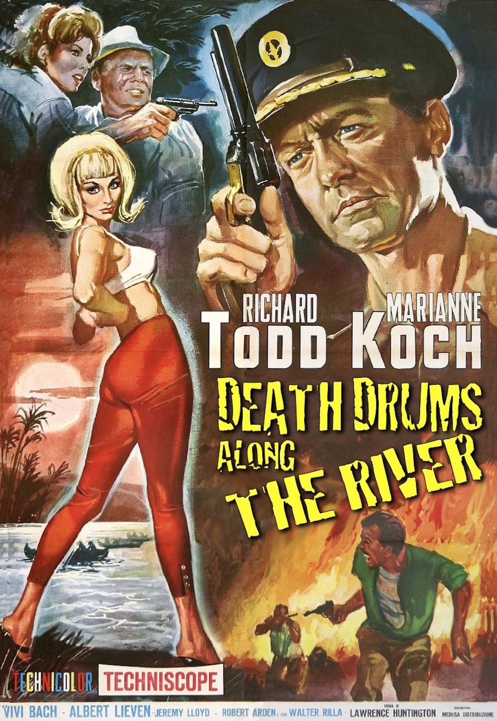 affiche du film Death Drums Along the River