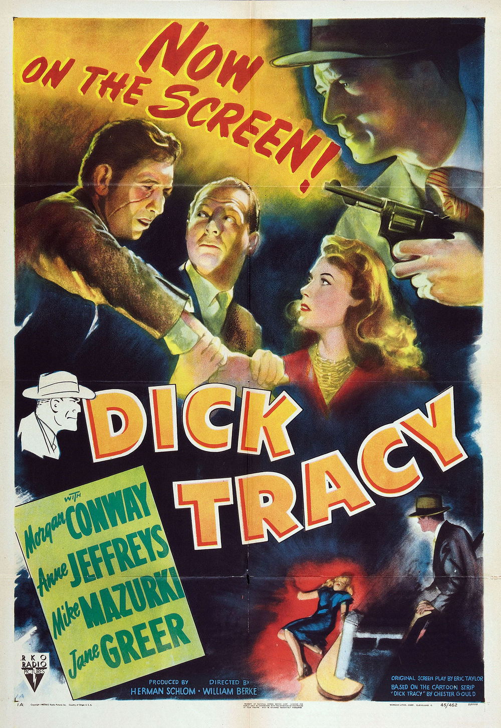 affiche du film Dick Tracy Détective