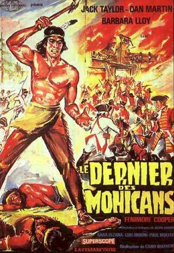 affiche du film Le dernier des Mohicans