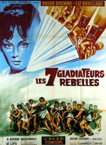 affiche du film Les sept gladiateurs rebelles