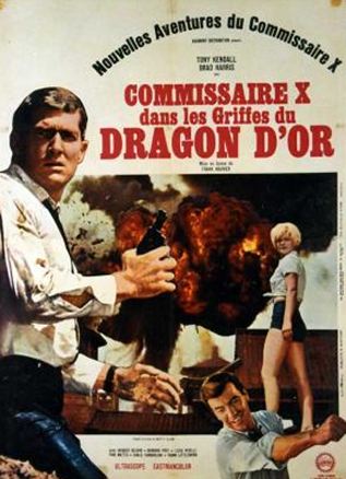 affiche du film Commissaire X dans les griffes du dragon d'or