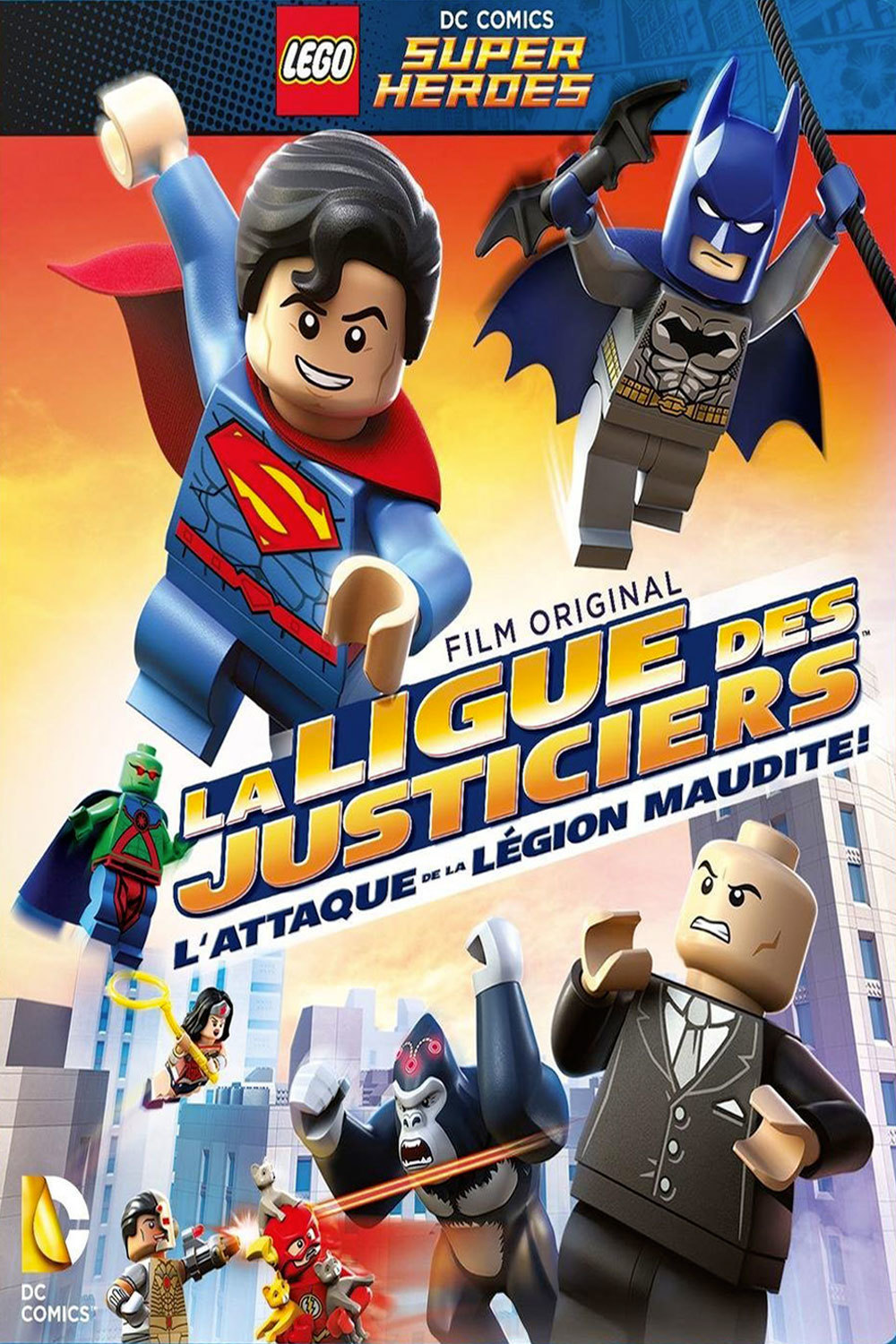 affiche du film LEGO DC Comics Super Heroes : La Ligue des justiciers - L'Attaque de la Légion maudite