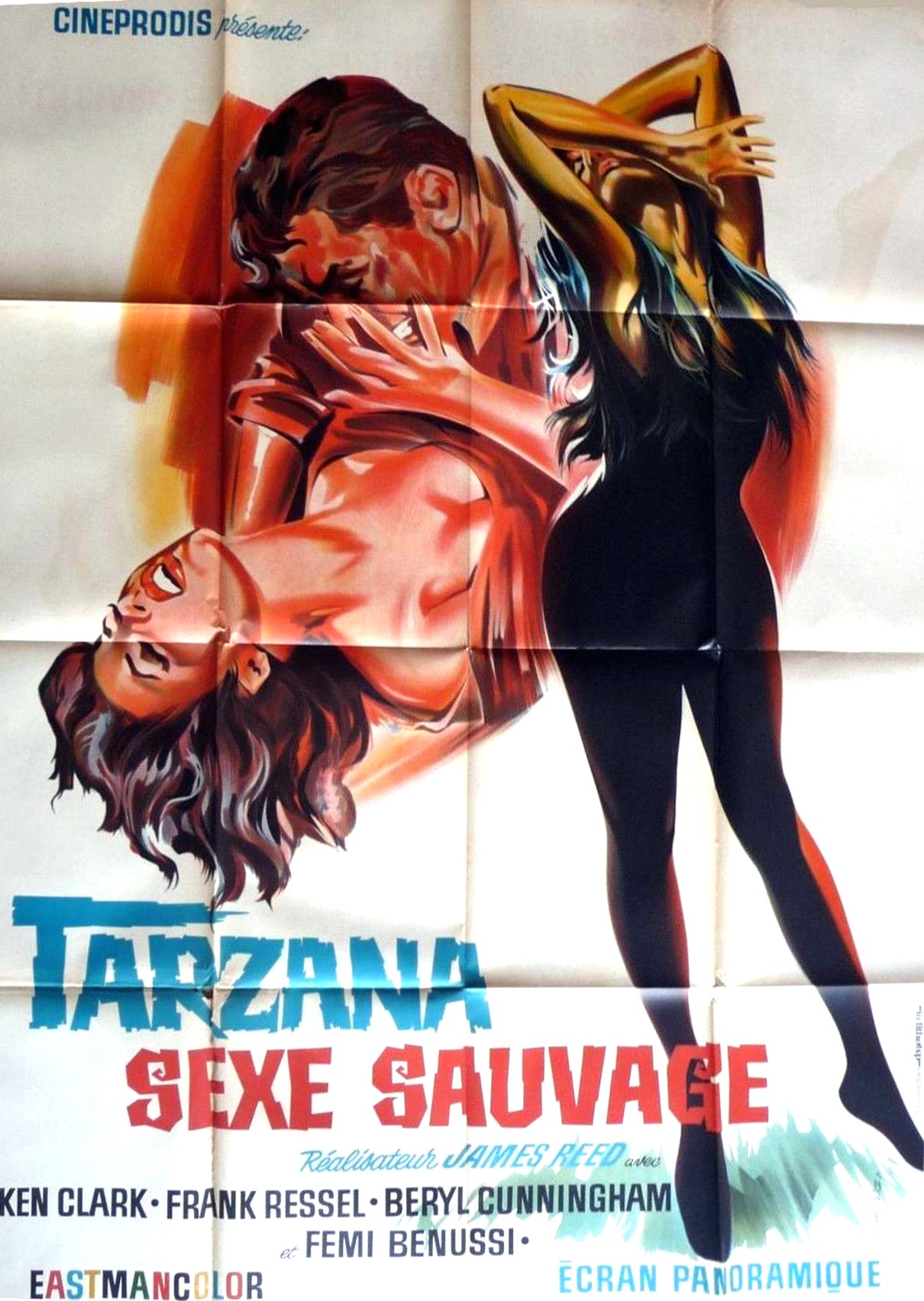 affiche du film Tarzana, sexe sauvage