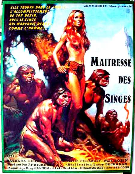 affiche du film Maîtresse des singes 