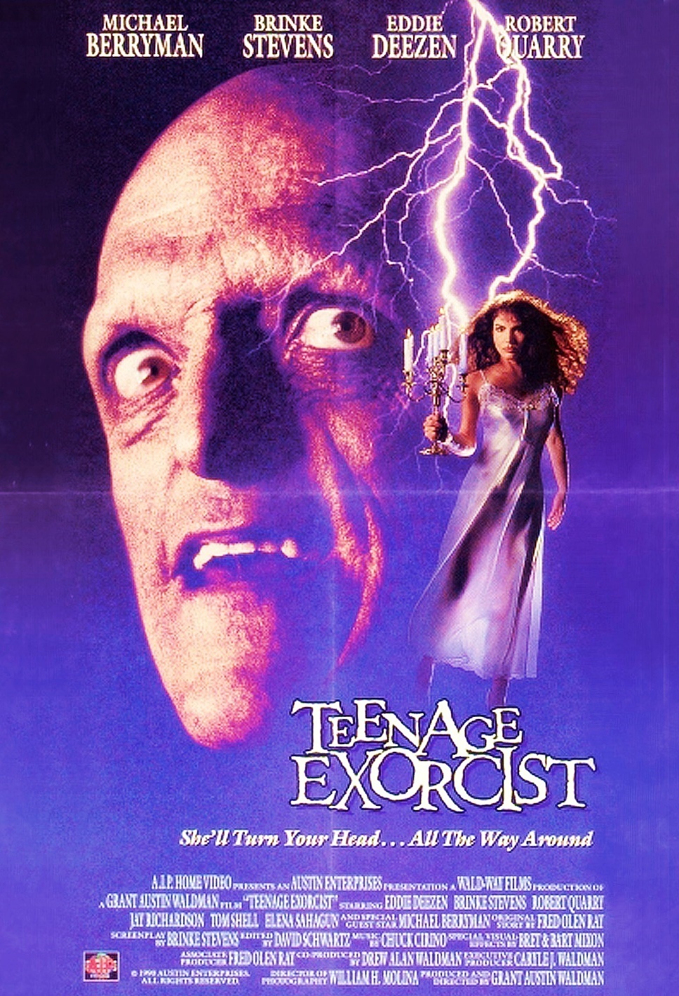 affiche du film Teenage Exorcist