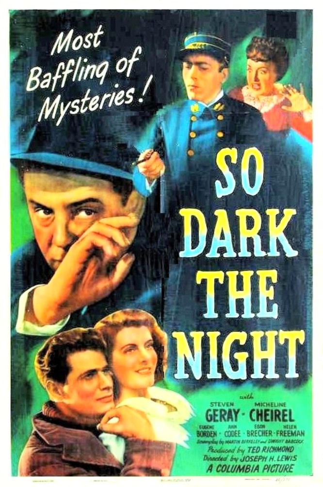 affiche du film So Dark the Night