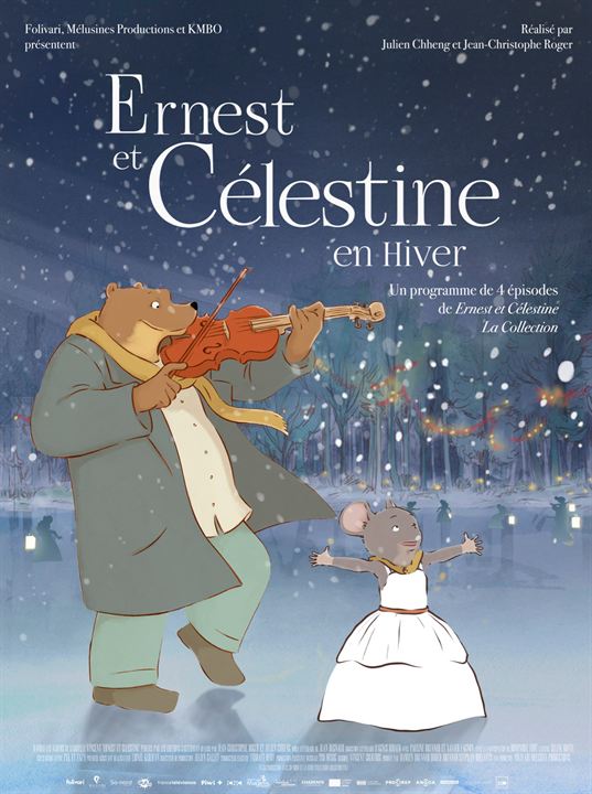 affiche du film Ernest et Célestine en hiver