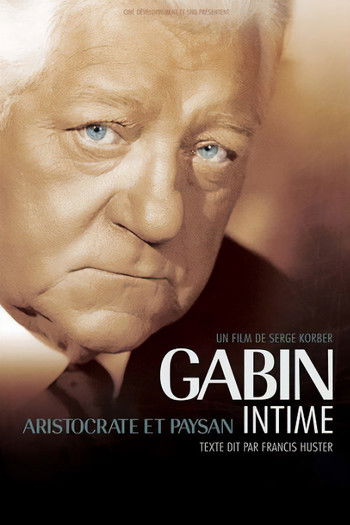 affiche du film Jean Gabin intime