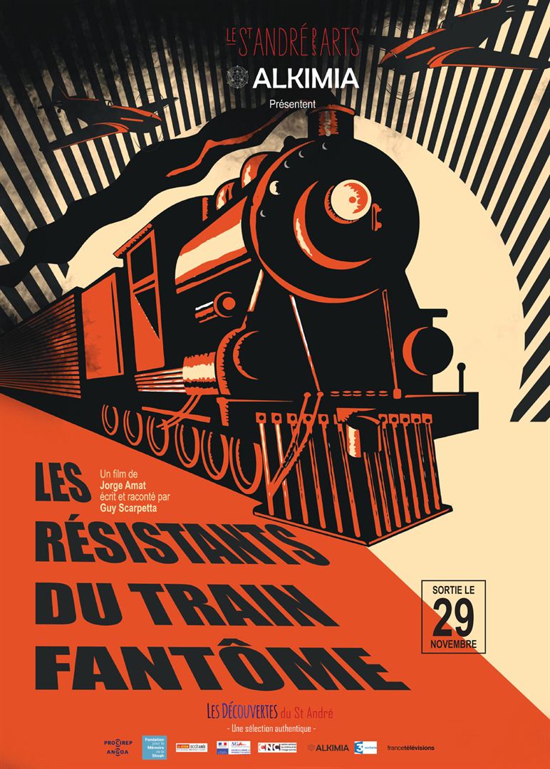 affiche du film Les Résistants du train fantôme