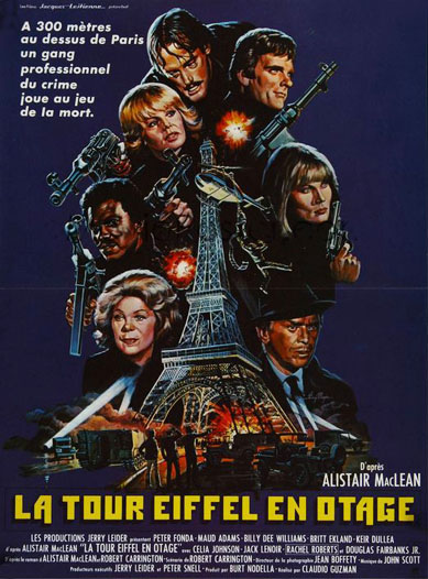 affiche du film La Tour Eiffel en otage