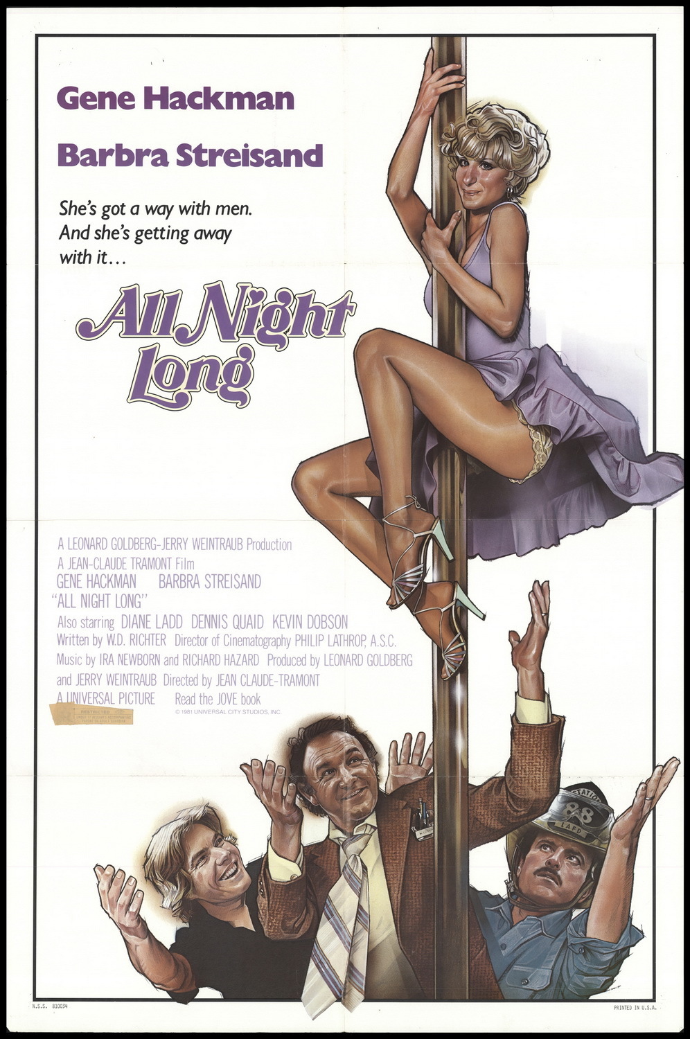 La Vie En Mauve / All Night Long (1981) (Résolu par Blek et Acryzyos) Affich_67618_1
