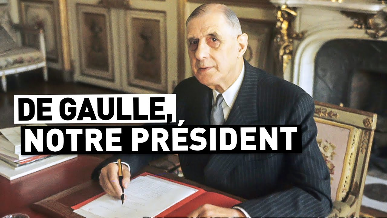 affiche du film De Gaulle, notre président