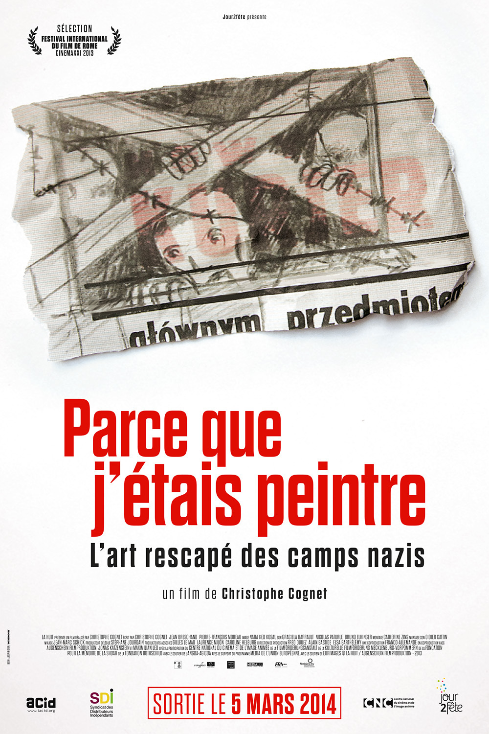 affiche du film Parce que j'étais peintre