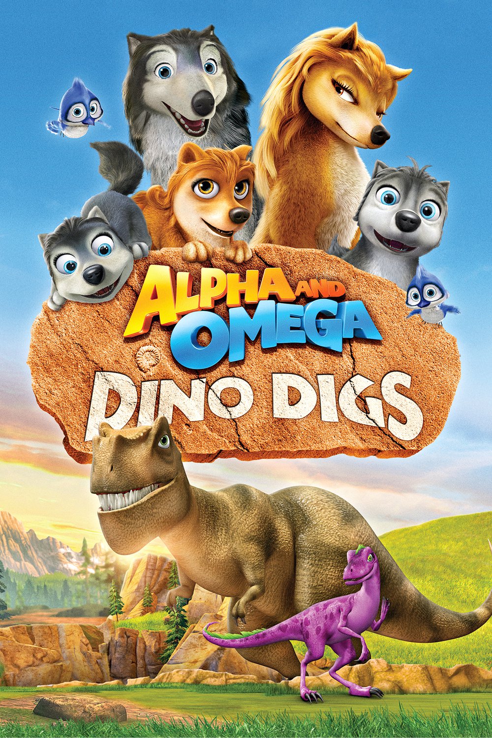 affiche du film Alpha et Oméga 6: À la recherche des dinos