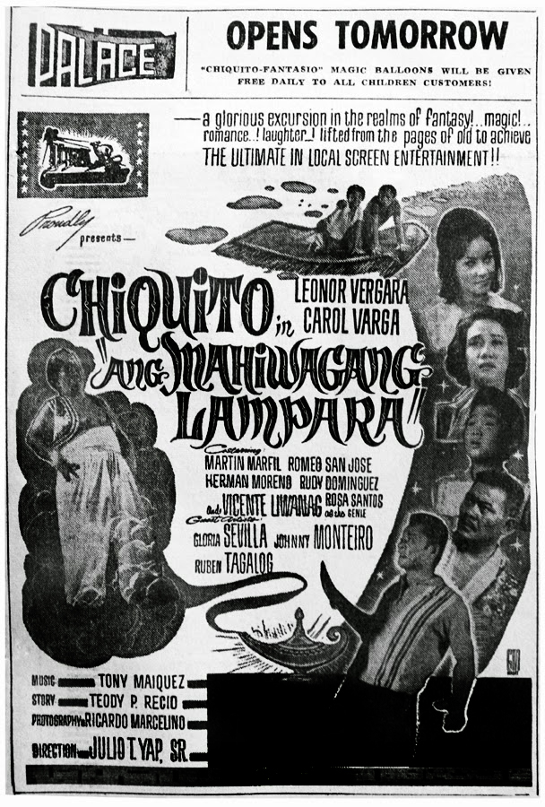 affiche du film Ang Mahiwagang Lampara