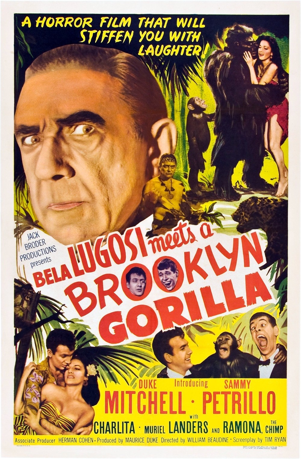 affiche du film Bela Lugosi Meets a Brooklyn Gorilla