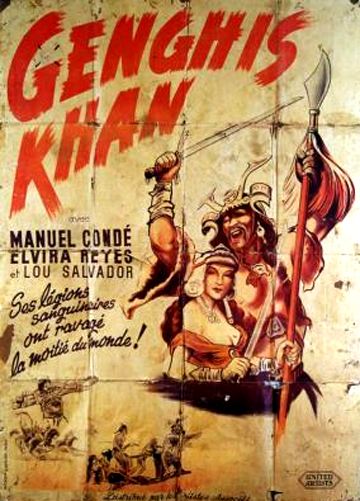 affiche du film Genghis Khan (1950)