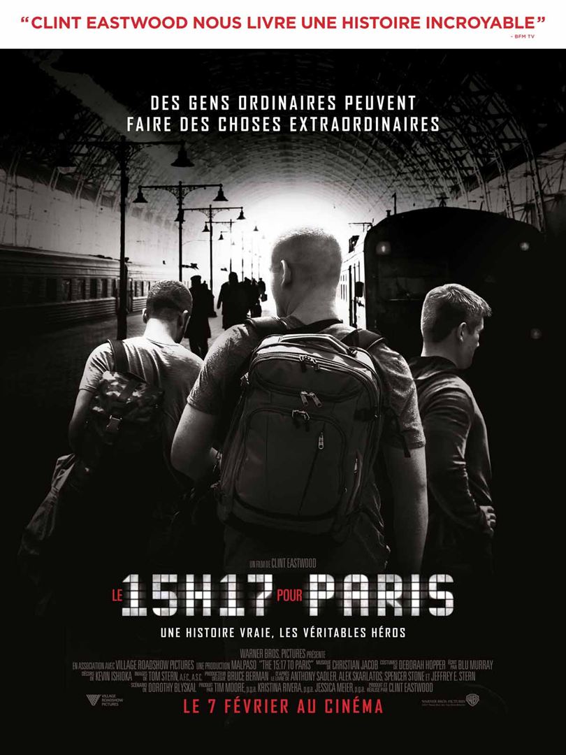 affiche du film Le 15h17 pour Paris