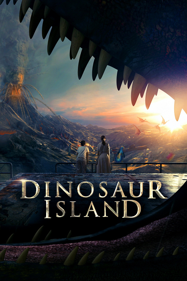 affiche du film Le Secret de Dinosaur Island