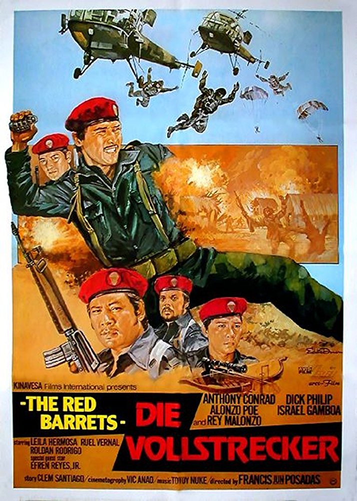 affiche du film Les Bérets rouges