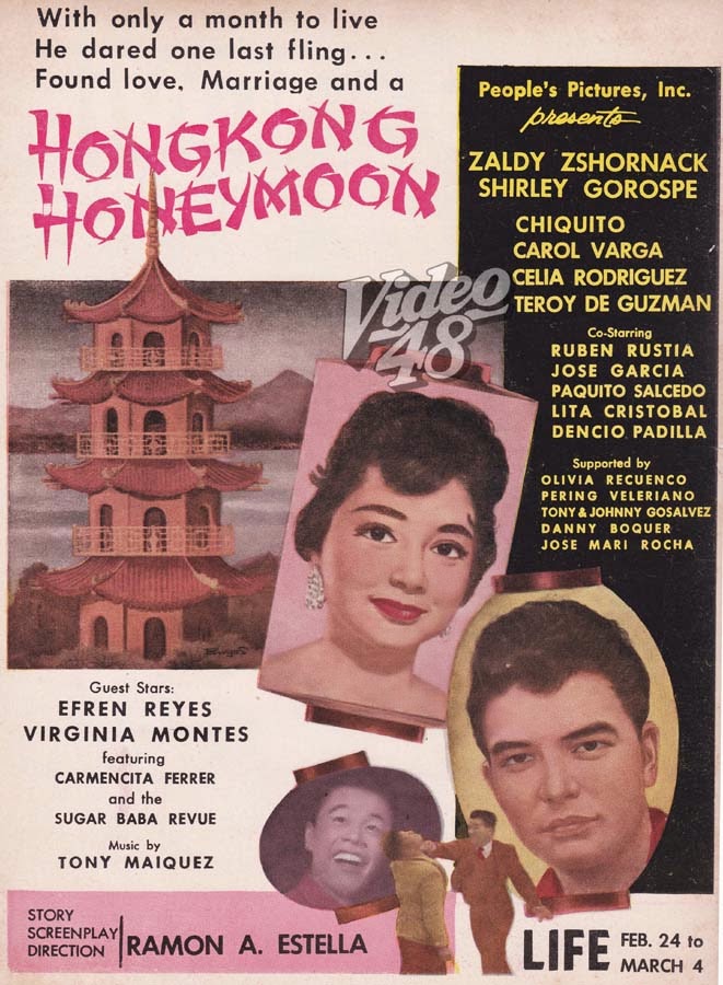 affiche du film Hongkong Honeymoon