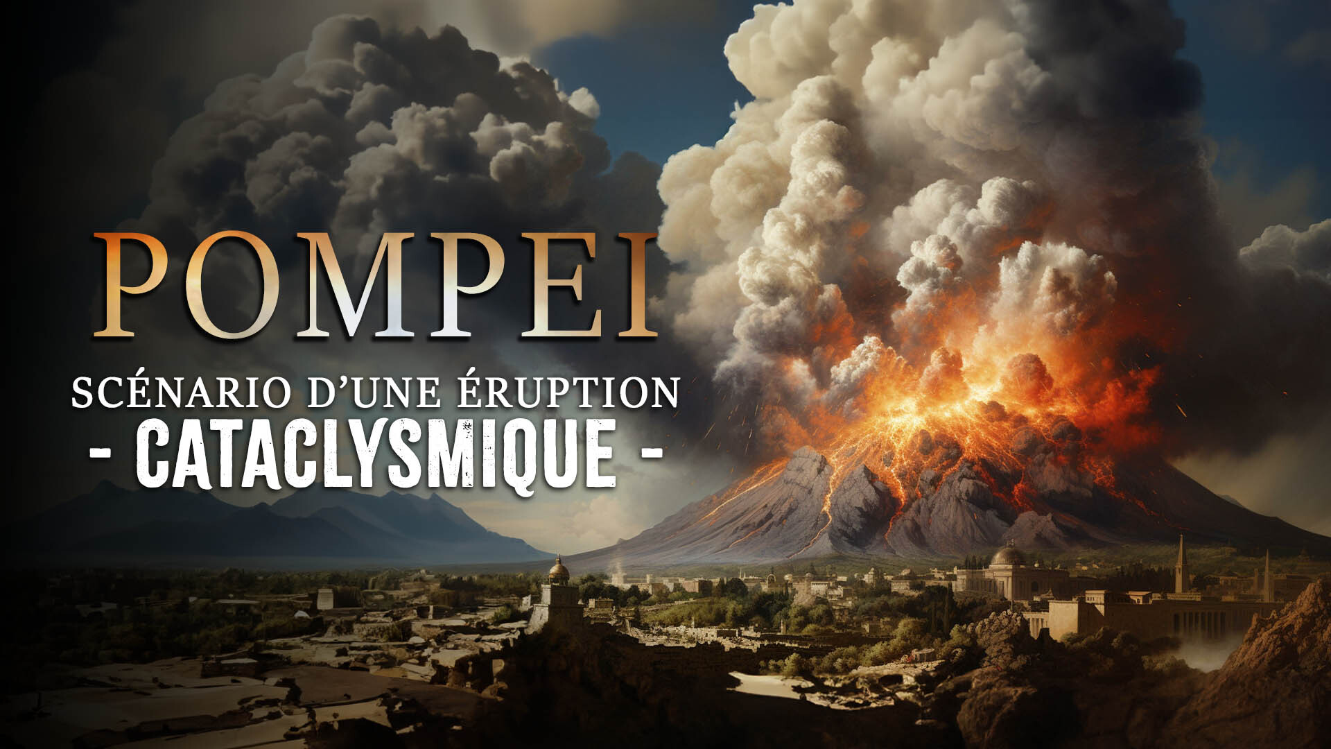 affiche du film Pompéi : scénario d'une éruption cataclysmique