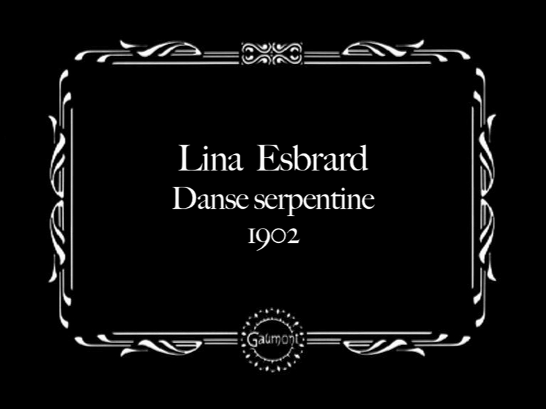 affiche du film Lina Esbrard, danse serpentine