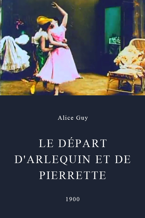 affiche du film Le départ d'Arlequin et de Pierrette