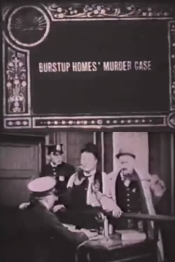 affiche du film Burstup Holmes résout une affaire d'assassinat