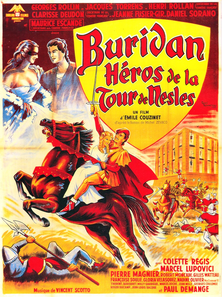 affiche du film Buridan, héros de la tour de Nesle