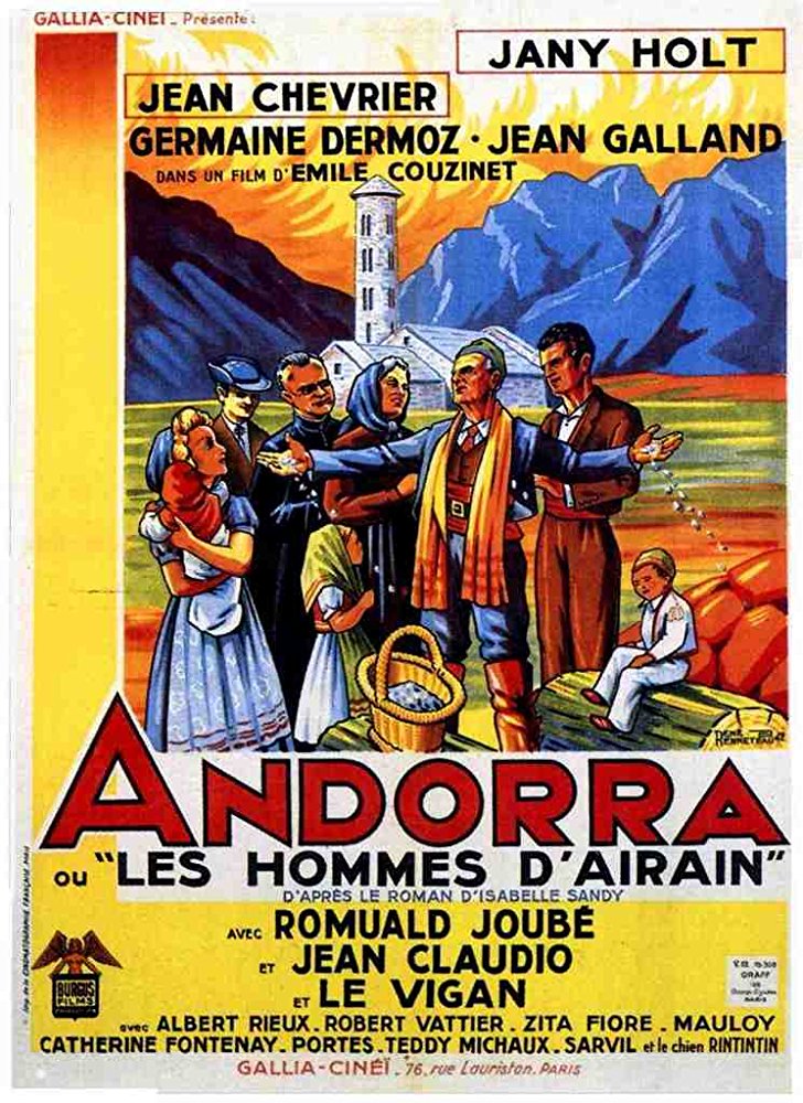 affiche du film Andorra ou les hommes d'Airain