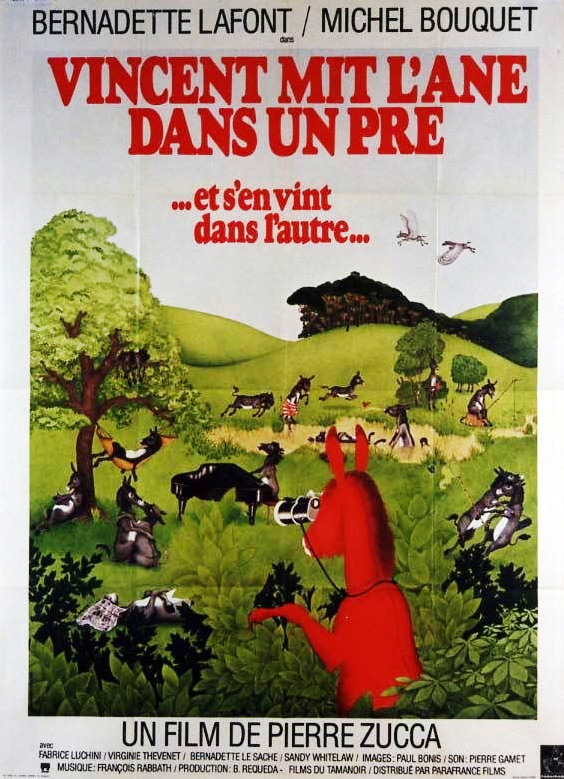 affiche du film Vincent mit l'âne dans un pré (et s'en vint dans l'autre)