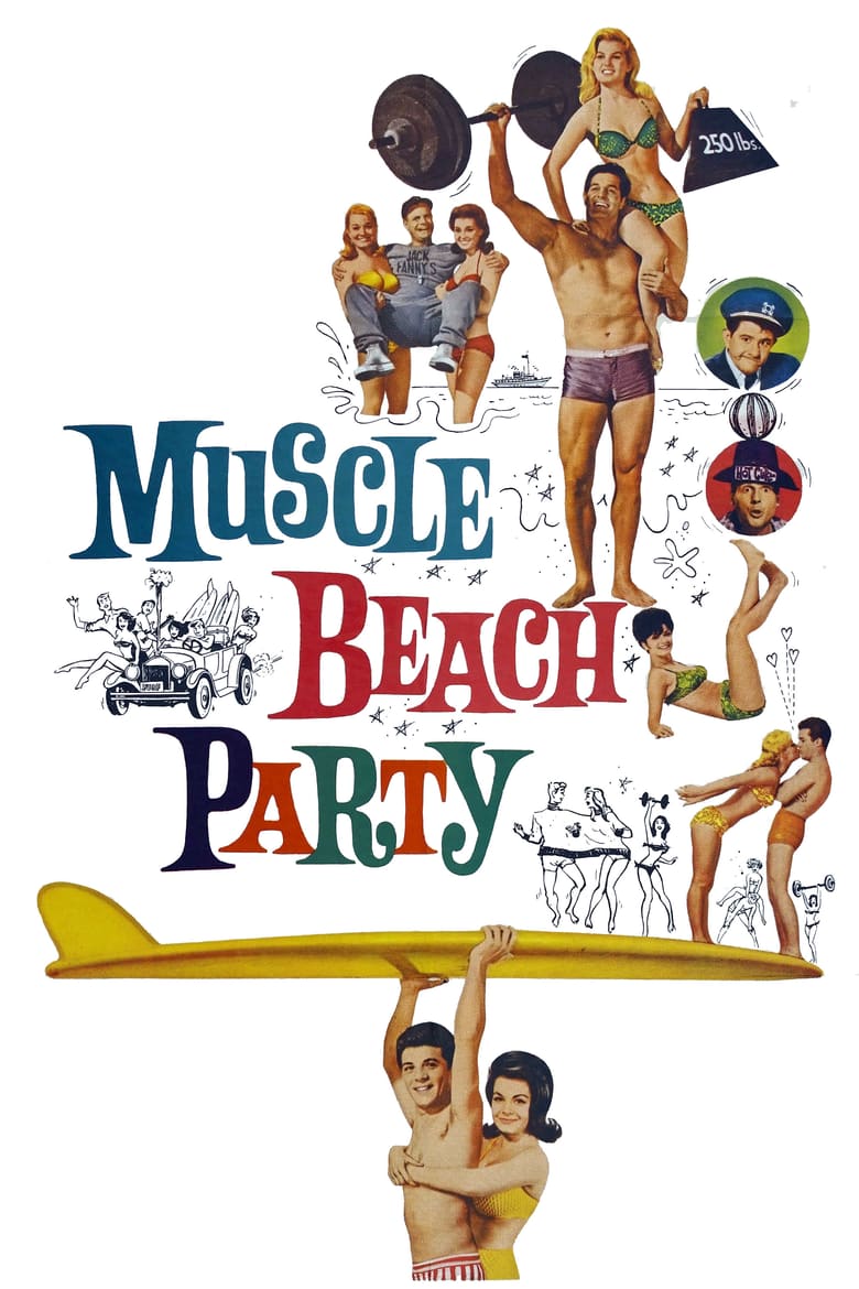 affiche du film Muscle Beach Party