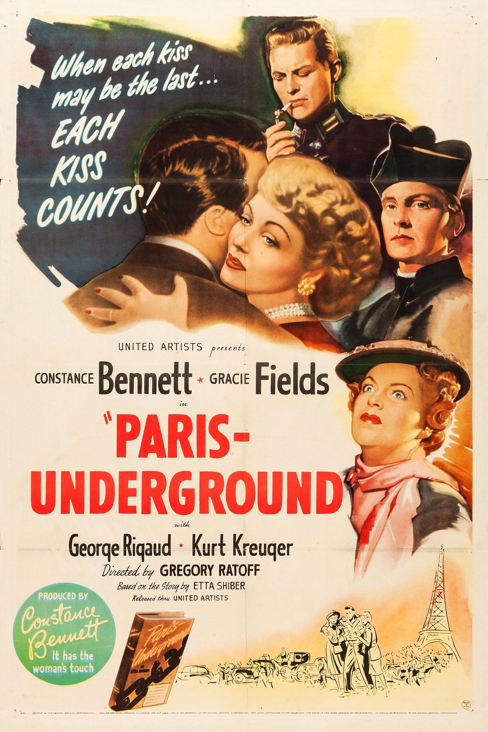 affiche du film Paris Underground