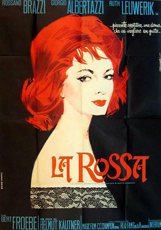 affiche du film La Femme rousse