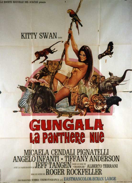 affiche du film Gungala, la panthère nue