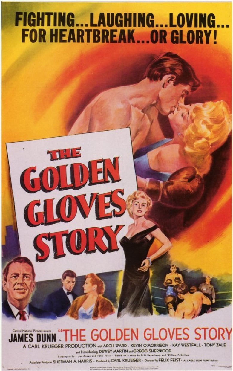 affiche du film The Golden Gloves Story