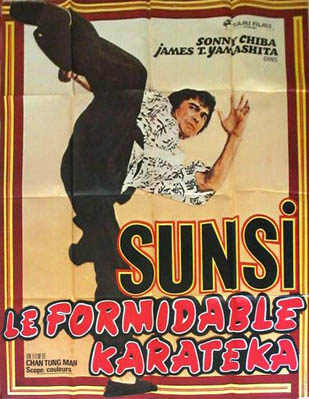 affiche du film Sunsi le formidable karatéka