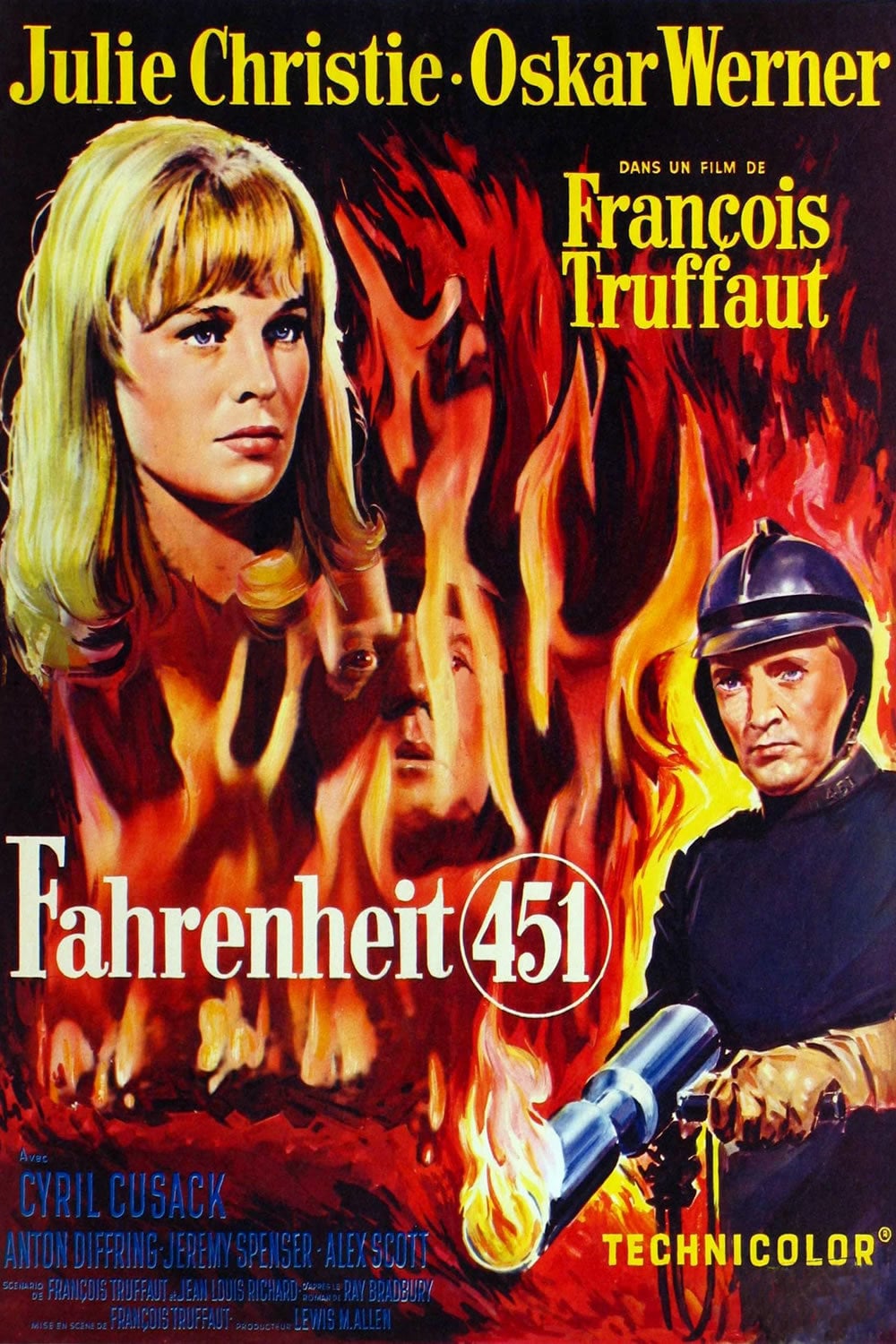 affiche du film Fahrenheit 451