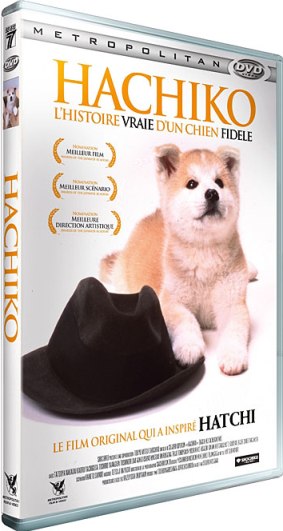 affiche du film Hachiko: L'histoire vraie d'un chien fidèle