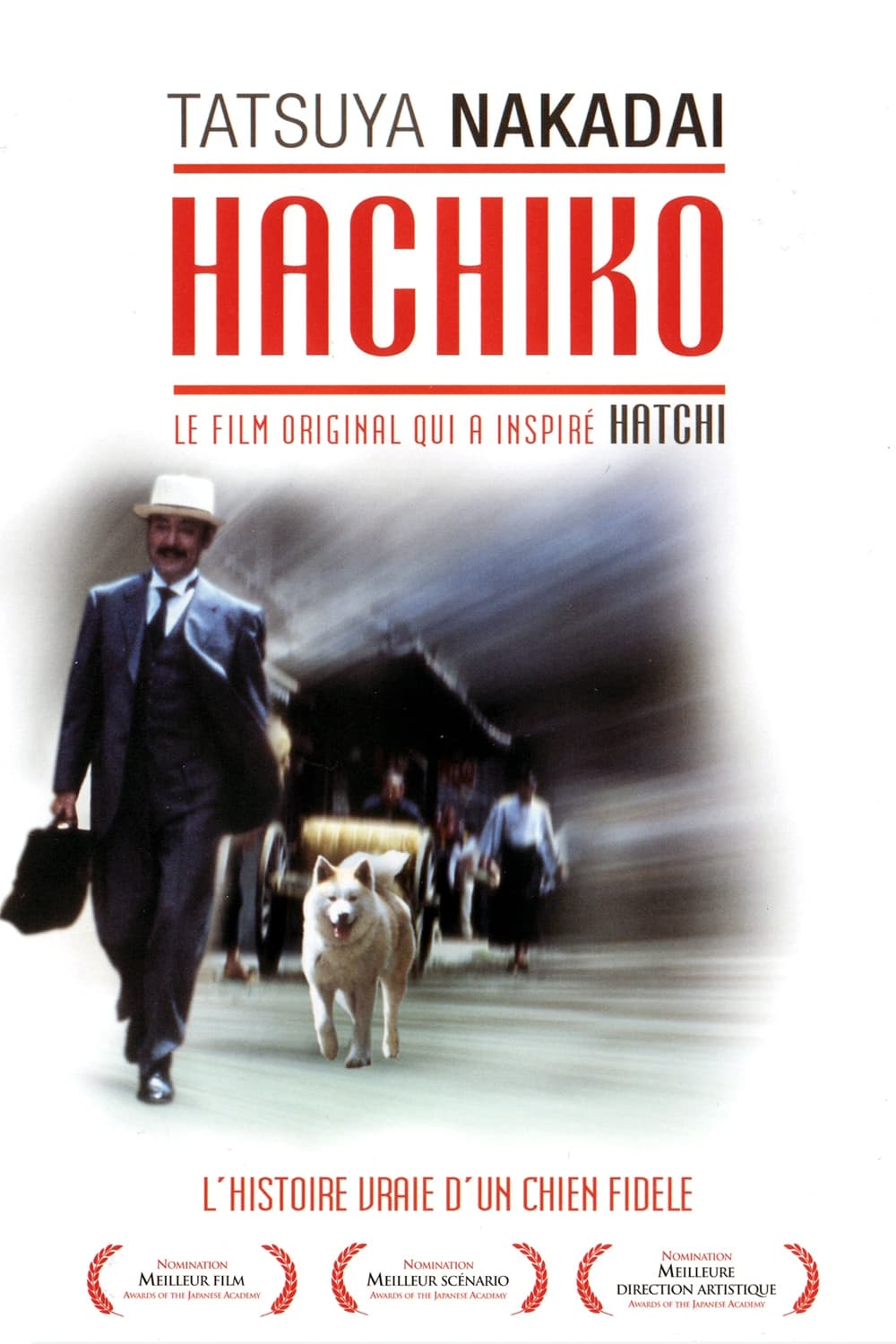 affiche du film Hachiko: L'histoire vraie d'un chien fidèle