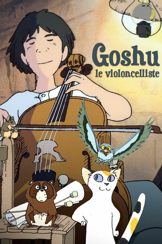 affiche du film Goshu le violoncelliste