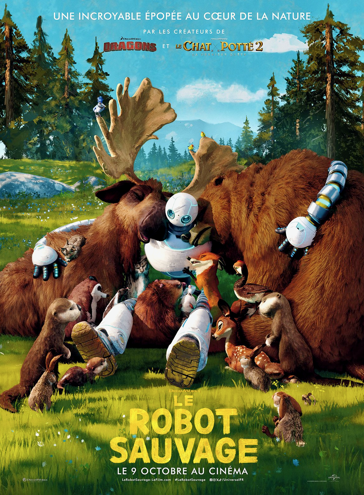 affiche du film Le Robot sauvage