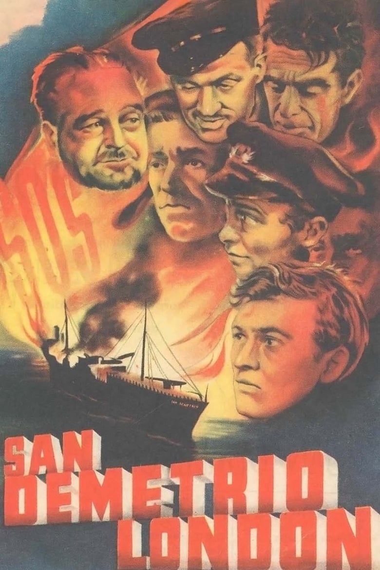 affiche du film Le navire en feu