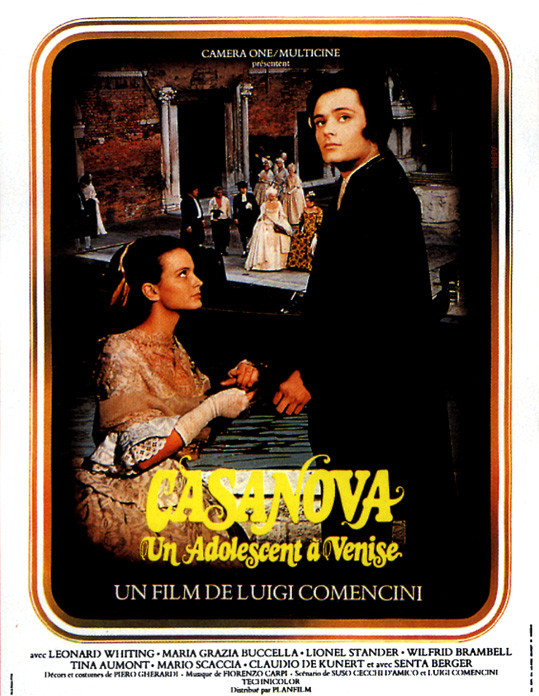 affiche du film Casanova, un adolescent à Venise